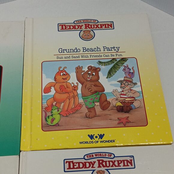 Teddy Ruxpin Lot of 4 1980's BOOKS ONLY No Tapes Lullabies Bears Children Books - Picture 5 of 12